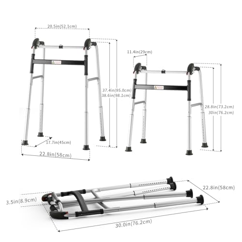 Foldable Stair Climbing Walker for Seniors