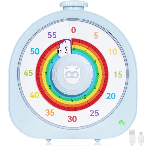 Kids Timer with Rainbow Visual Disk