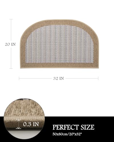 Semicircular Kitchen Mat