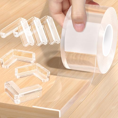 Clear Soft Corner Protectors for Furniture Strip (13.12 Foot)