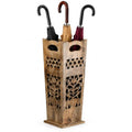 Antique Wooden Umbrella Stand & Walking Cane Holder for Home