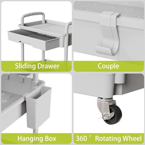 5 Tier Rolling Cart Organizer