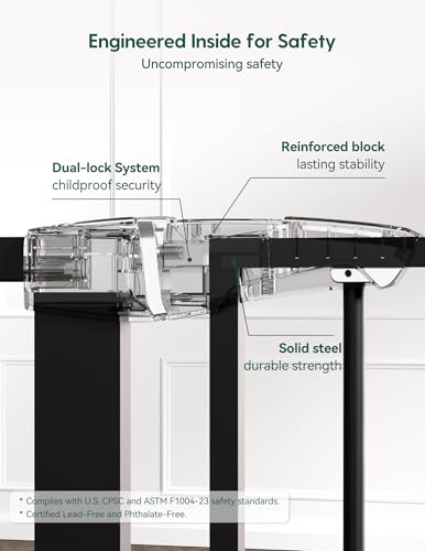 29 48 in Baby Gate for Stairs No Drilling