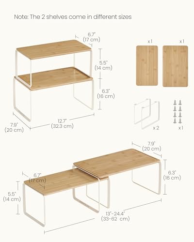 Cabinet Organizer Shelf (2 Count)