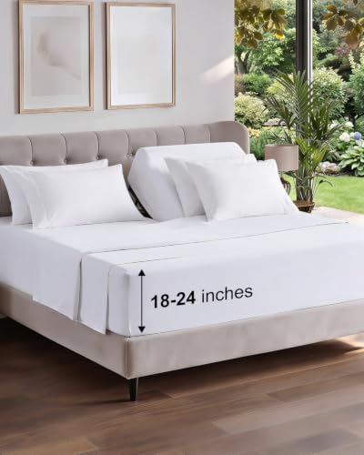 Extra Deep Flex Top Split Head King Sheet Set