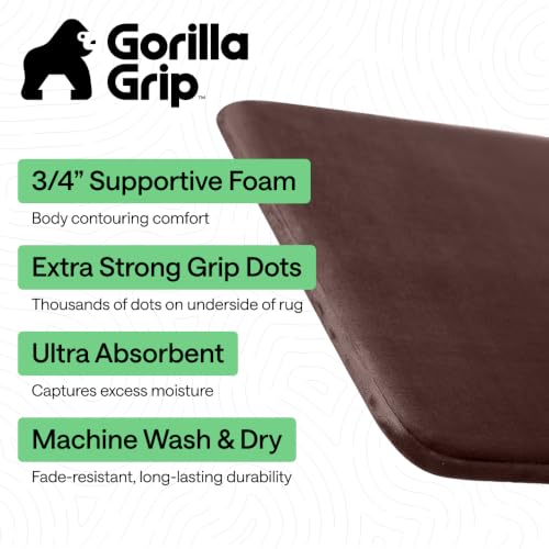 Memory Foam Bath Rug for Bathroom
