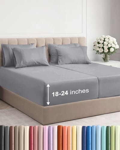 Extra Deep Split King Sheet Set