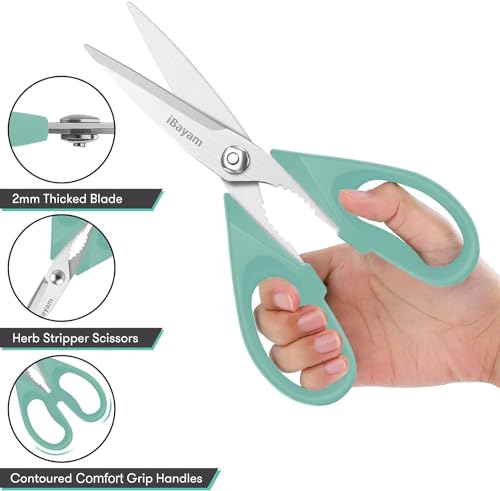 1 Pack Kitchen Scissors All Purpose Kitchen Shears Heavy Duty 8.5"