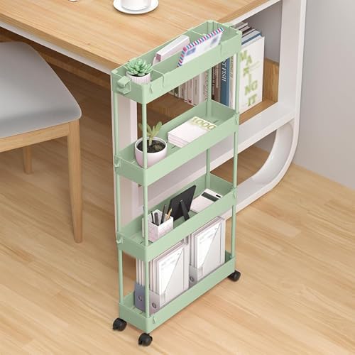 2 piece Set Slim Storage Cart 3 Tier (2 Count)