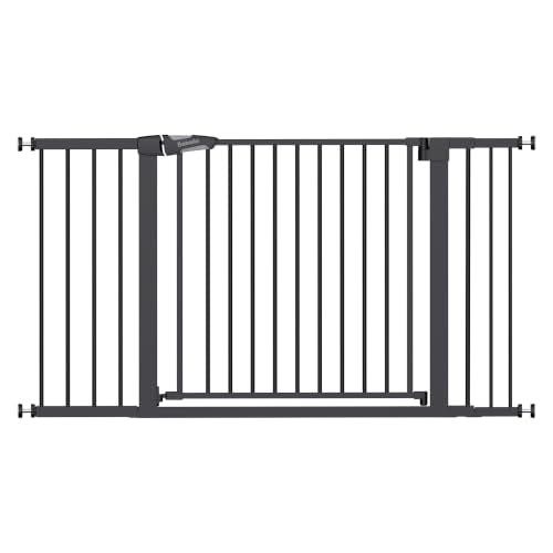 36 57" Extra Wide Baby Gate for Stairs No Drilling