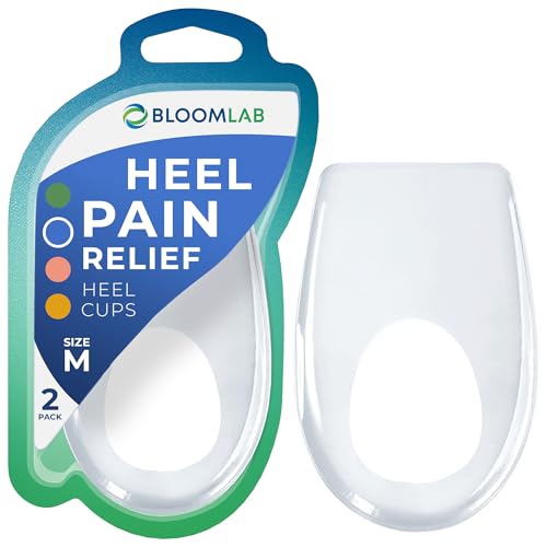 Gel Heel Cups for Heel Pain Relief (2 Count)