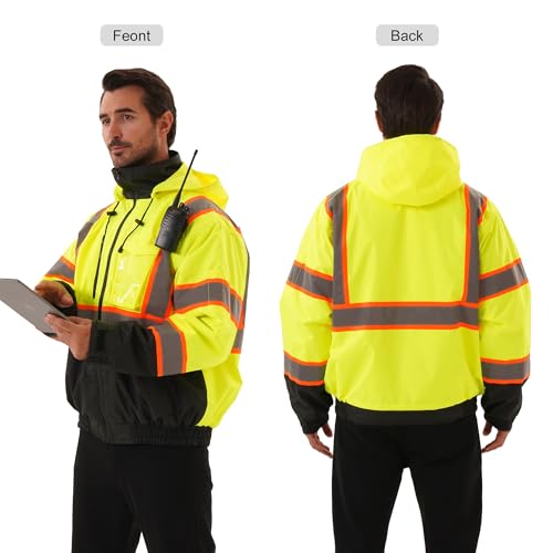 Hi Vis Safety jacket for men
