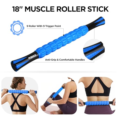 Muscle Roller & Massage Roller Stick for Athletes