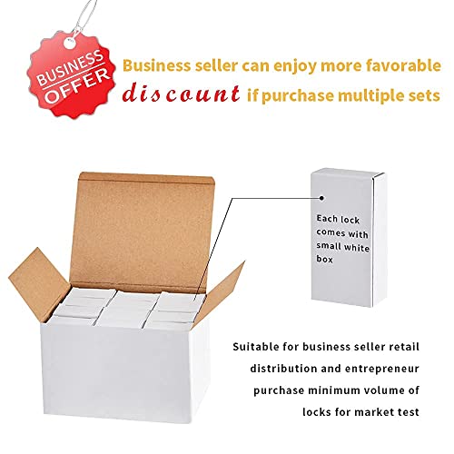 Covered Aluminum Key Lock (12 Count)