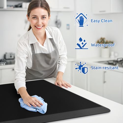 2PCS Kitchen Rugs Anti (2 Count)