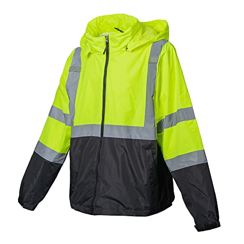 High Visibility Reflective Winter Bomber Safety Jacket Waterproof Reflective Jacket for Men Hi Vis Construction Jackets