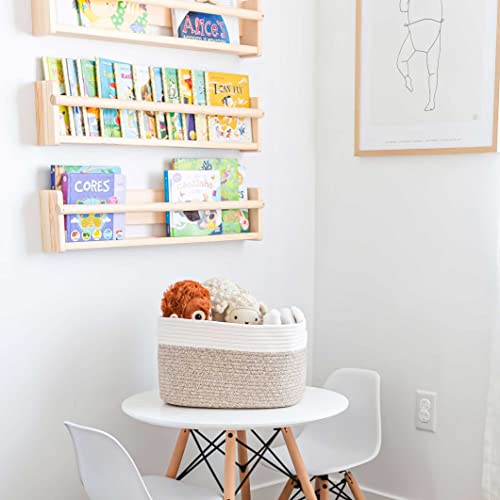 Cotton Rope Basket for Shelf Storage