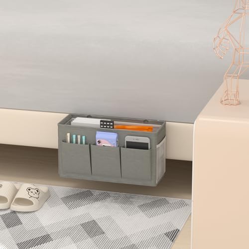 Bedside Caddy Storage Organizer for Bed Rails
