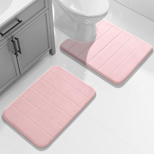 Memory Foam Toilet Bath Mat U