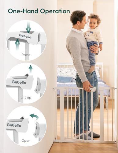 36 in Extra Tall Baby Gate for Stairs No Drilling
