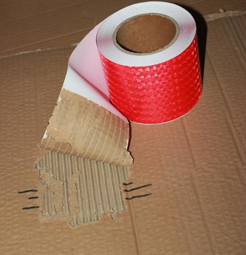 Red Reflective Tape 4 inch Wide