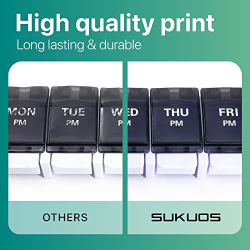 AM PM Weekly 7 Day Pill Organizer