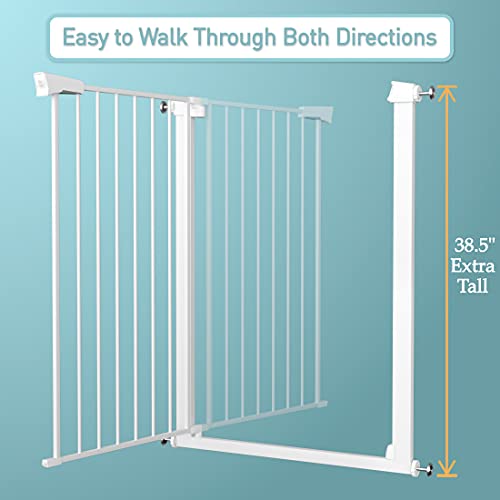 38" Extra Tall Baby Gate for Stairs