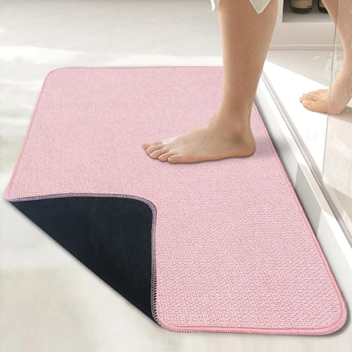 Bath Mat Ultra Thin Bathroom Runner Rugs (4.13 Sq Ft)