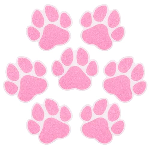 20PCS Dog Paw Non Slip Bathtub Stickers with Scraper