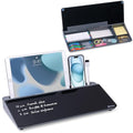 Glass Desk Whiteboard with Storage