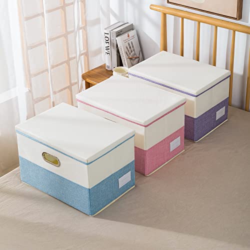 Collapsible Storage Bin with Lid [3 (3 Count)