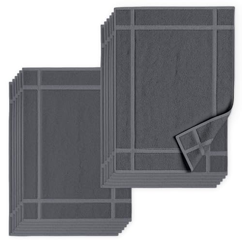 100% Ring Spun Cotton Bath Mat (12 Count)