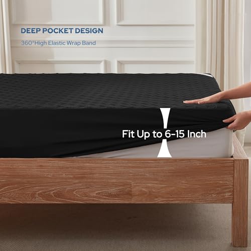 2 Pack Waterproof Mattress Protector Twin Size (2 Count)