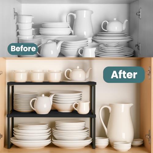 Cabinet Organizer Shelf (2 Count)