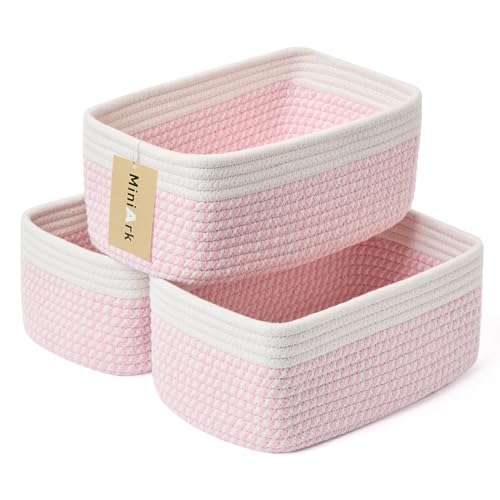 Small Storage Baskets for Organizing (3 Count)