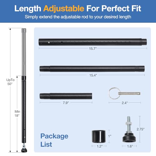 Sliding Door Security Bar (3 Count)