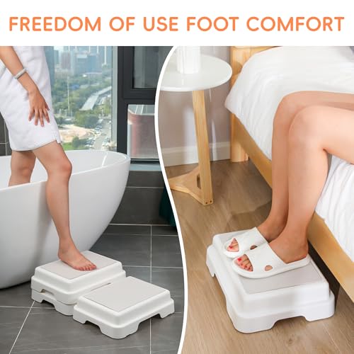 Shower Bath Step Stackable Bathtub Non Slip Safety Step Stool