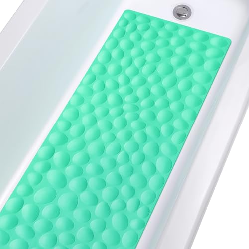 Non Slip Bathtub Mat OTHWAY Soft Rubber Bathroom Bathmat with Strong Suction Cups