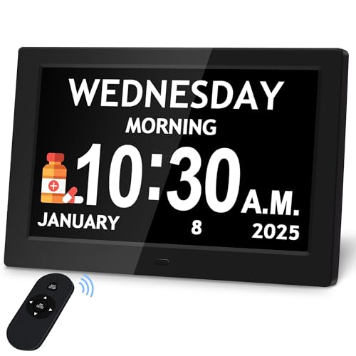 10.1'' Dementia Clock with Date and Time for Elderly