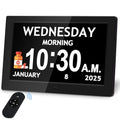 10.1'' Dementia Clock with Date and Time for Elderly
