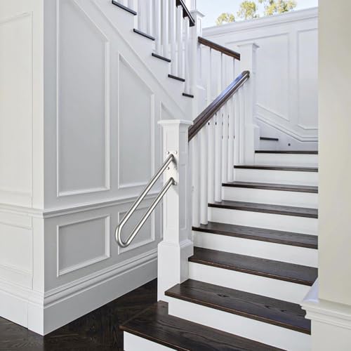 28 Inch Satin Brushed Nickel Stainless Steel Handrail
