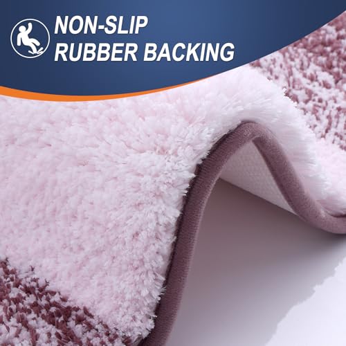 Micorfiber Bathroom Rug Set 2 Piece (4 Count)