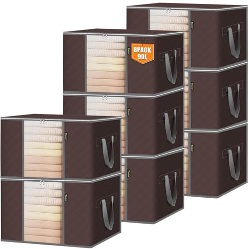 8 Pack Clothes Storage Bags (8 Count)