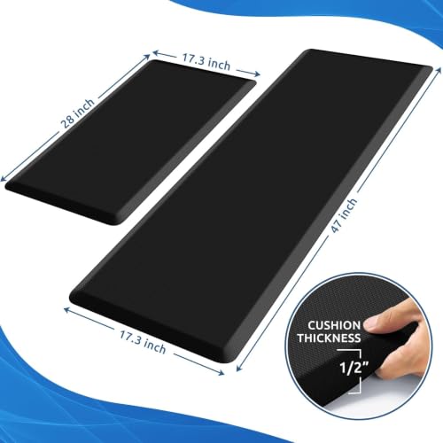 2PCS Kitchen Rugs Anti (2 Count)