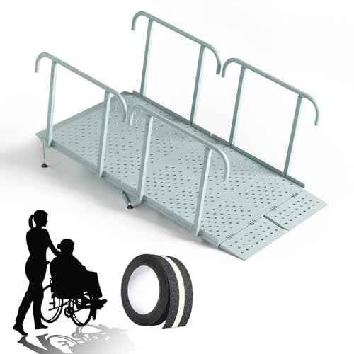 6'L x 36" W Portable Wheelchair Ramp with Handrails