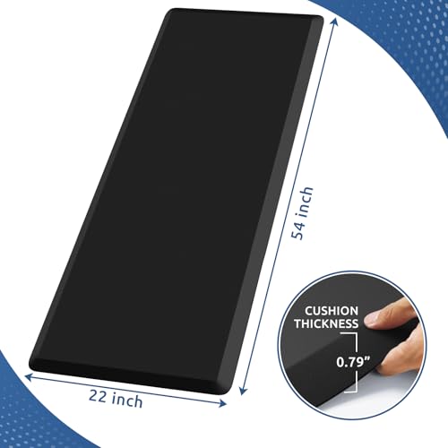 0.8" Thick Kitchen Mat Cushioned Anti Fatigue Rug Comfort Floor Mats