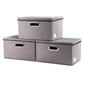 Storage Bins with Lids [3 (3 Count)