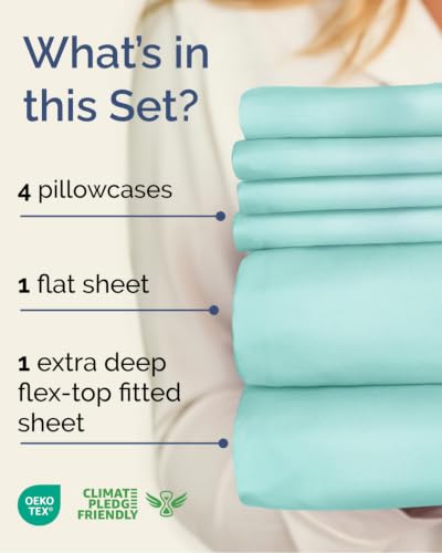 Flex Top Split Head King 6 Piece Sheet Set