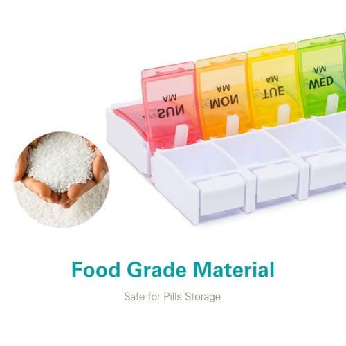 AM PM Weekly Pill Organizer 2 Times A Day 2pcs (2 Count)