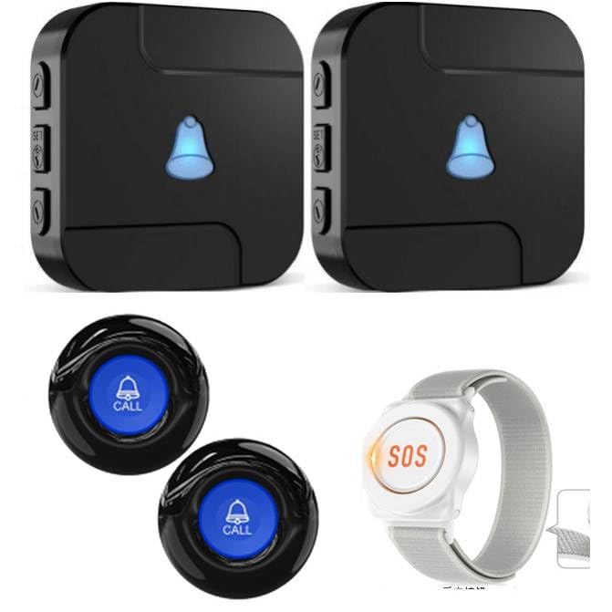 Wi Fi Wireless Caregiver Pager Call Button for Elderly at Home